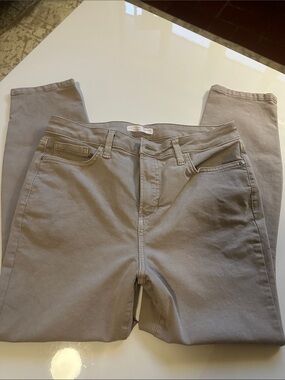 LC Lauren Conrad Khaki Skinny Ankle Pants